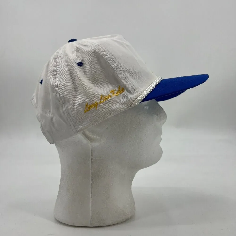 LA Angels Kobe & Nipsey Tribute Hat Mens Snapback White Blue Cotton